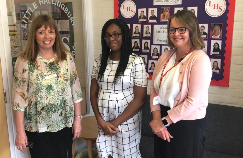 Kemi Badenoch MP visits Little Hallingbury Primary School 