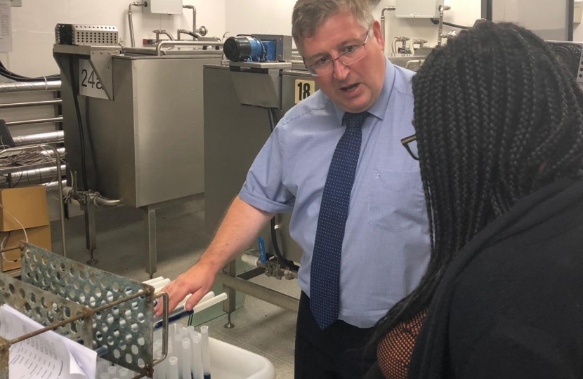 Kemi Badenoch MP visits leading business Contamac