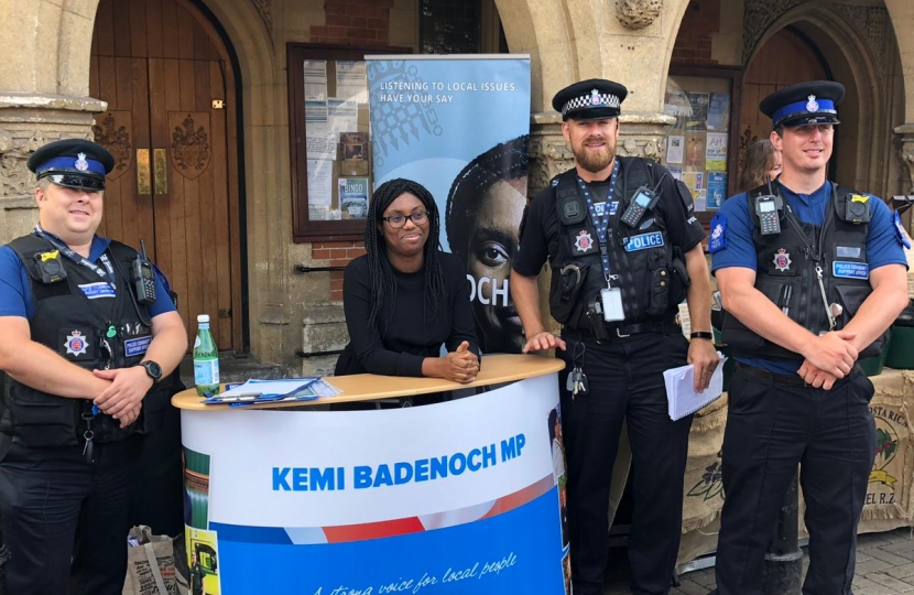 Kemi Badenoch MP meets with constituents at street stalls | Kemi Badenoch