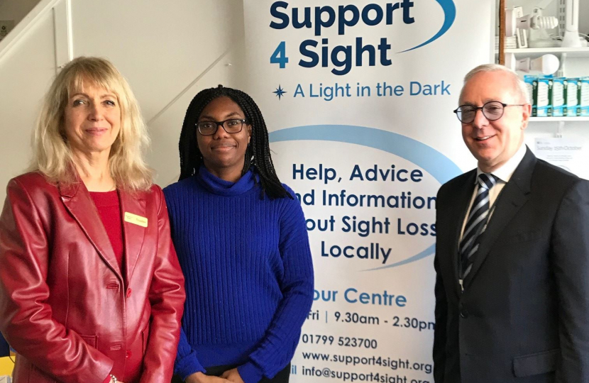 Kemi Badenoch MP visits 'Support for Sight' | Kemi Badenoch