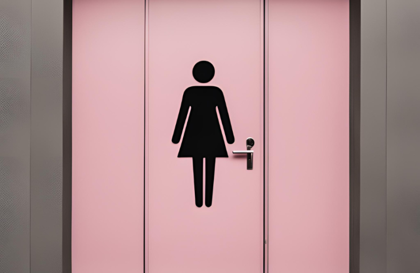 toilet door